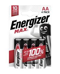 Energizer Max Alkalin AA 4'lü Kalem Pil  7638900437645